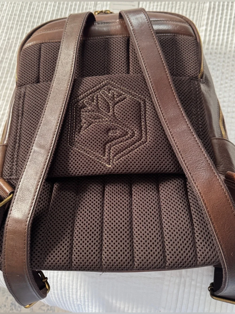 Genuine Italian Leather Backpack UNISEX NWT